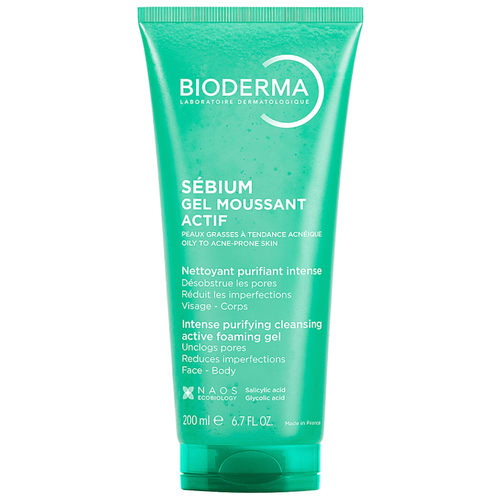 Bioderma Sébium Gel moussant actif čisticí gel 200 ml