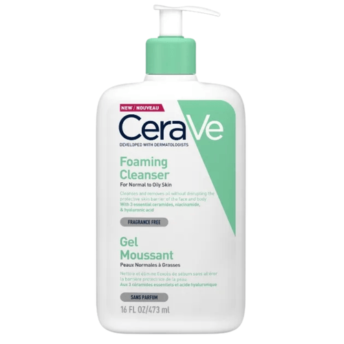 473 ml CeraVe Čisticí pěnivý gel na normální až mastnou pleť
