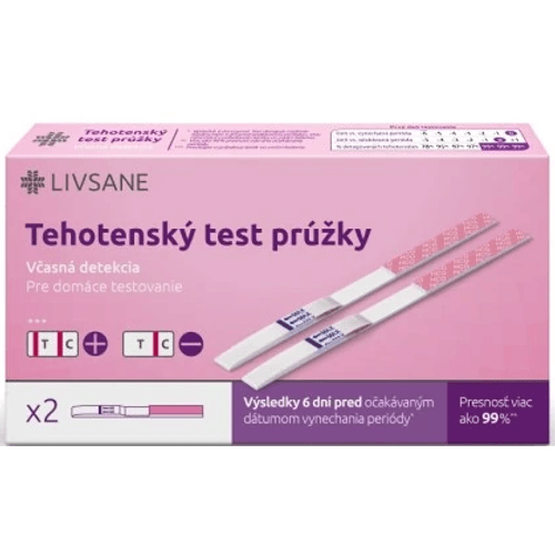 Livsane Těhotenský test proužky 2 kusy