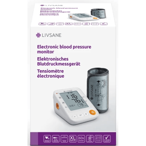 Livsane Elektronický tlakoěr s manžetou na paži 1 ks