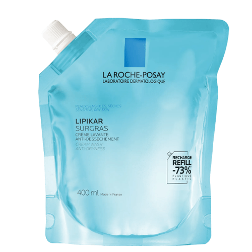 La Roche-Posay Lipikar Surgras Změkčující mycí gel náplň 400 ml