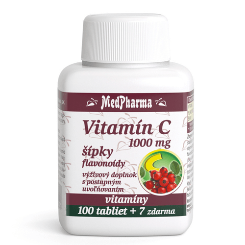 MedPharma Vitamín C 1000 mg se šípky 107 tablet