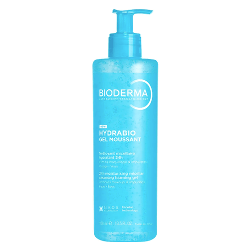 Bioderma Hydrabio pěnivý micelární čisticí gel 400 ml