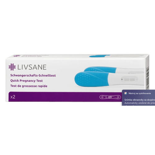 Livsane Rychlý těhotenský test 2 ks
