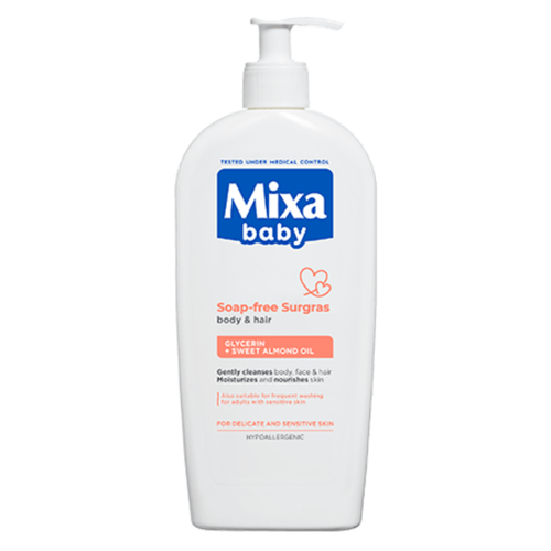 Mixa Baby mycí gel 2v1 na tělo a vlásky 400 ml