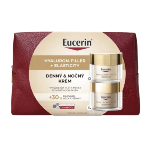 Eucerin Vánoce Hyaluron-Filler + Elasticity Denní krém + Noční krém