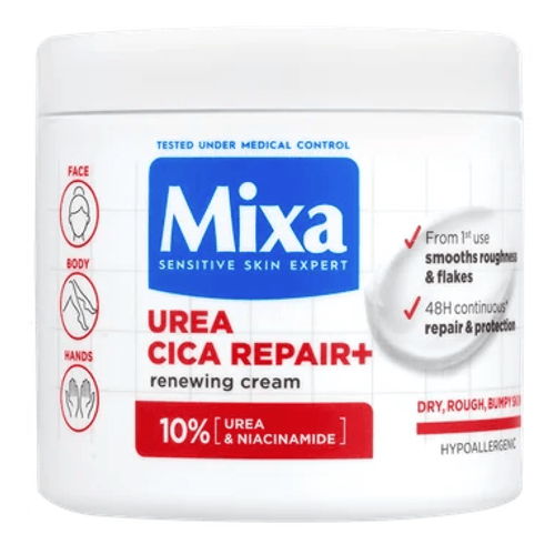 Mixa Urea Cica Repair+ regenerační tělová péče 400 ml