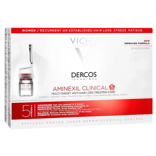 Vichy DERCOS Aminexil Clinical 5 pro ženy 21 x 6 ml