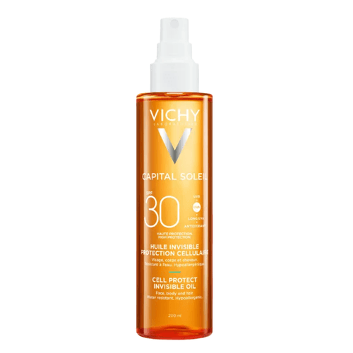 Vichy Capital Soleil, Neviditelný opalovací olej SPF30 200 ml
