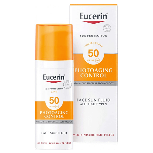 Eucerin Sun Emulze na opalování na obličej proti vráskám Photoaging Control SPF 50 50 ml