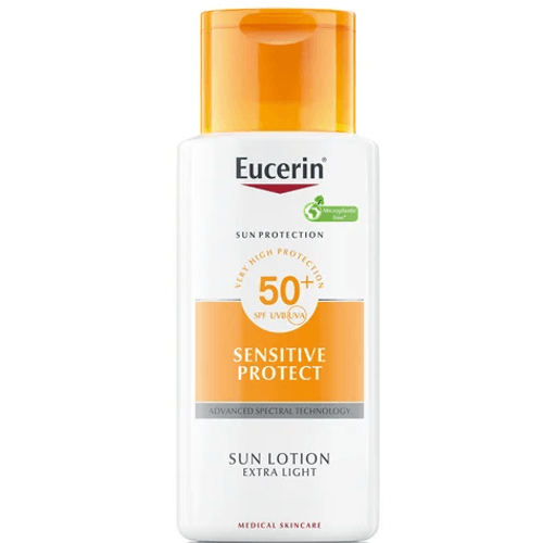Eucerin Sun Extra lehké tělové mléko SENSITIVE PROTECT SPF 50+ 150 ml