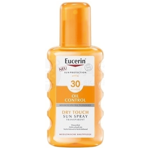 Eucerin Sun Dry Touch OIL CONTROL SPF 30 transparentní sprej 200 ml